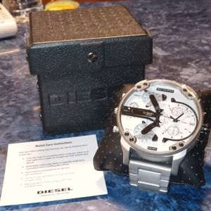 Brand New 57mm Mr Daddy 2.0 Chronograph Diesel DZ7421 Mens Watch